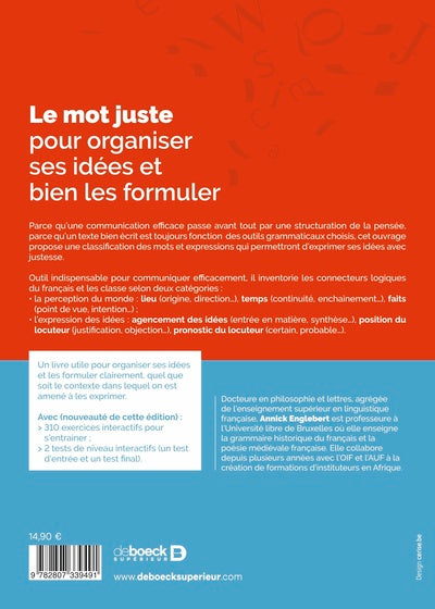 Le mot juste pour organiser ses idées et bien les formuler