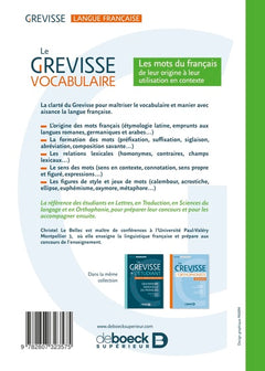 Le grevisse vocabulaire