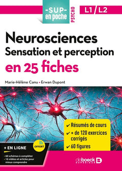 Neurosciences : Sensation et perception en 25 fiches