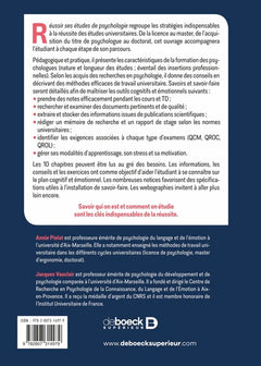 Réussir ses études de psychologie