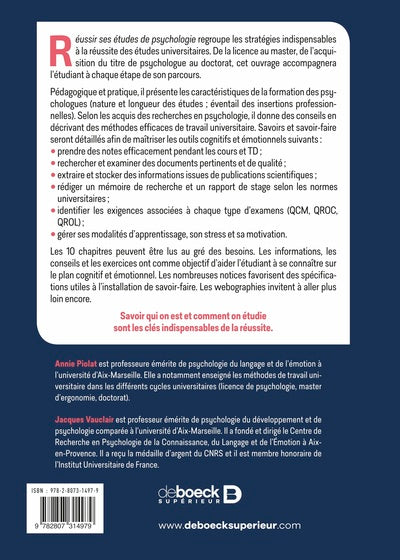 Réussir ses études de psychologie