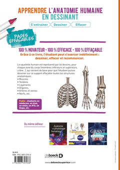 Apprendre l’anatomie humaine en dessinant : S’entrainer, dessiner, effacer
