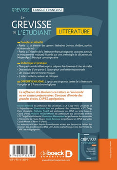 Le Grevisse de l'étudiant - Littérature