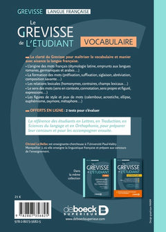 Le Grevisse de l'étudiant - Vocabulaire