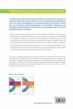 Dictionnaire des concepts de la professionnalisation