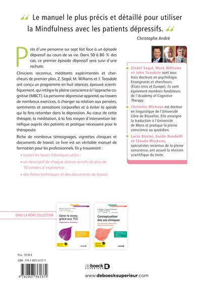 La thérapie cognitive basée sur la pleine conscience pour la dépression