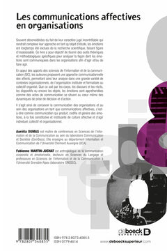 Les communications affectives en organisations