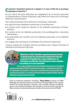 Entrainement et plasticité de la fonction posturale et d'équilibration