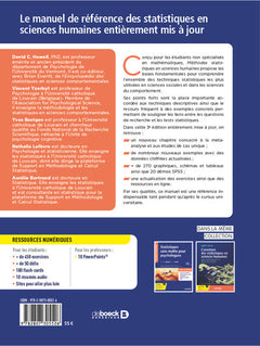 Méthodes statistiques en sciences humaines