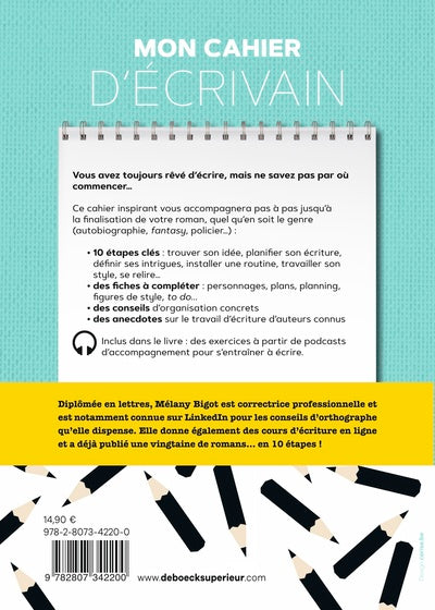 Mon cahier d'écrivain