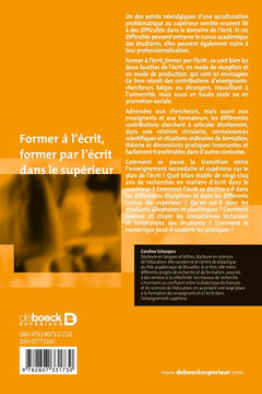 Former à l’écrit, former par l’écrit dans le supérieur
