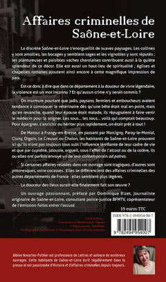 Affaires criminelles de Saône-et-Loire