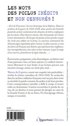 Poilus : les lettres interdites
