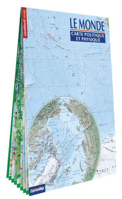 Monde 1/31.000.000 – carte politique et physique (format XXL, laminée)