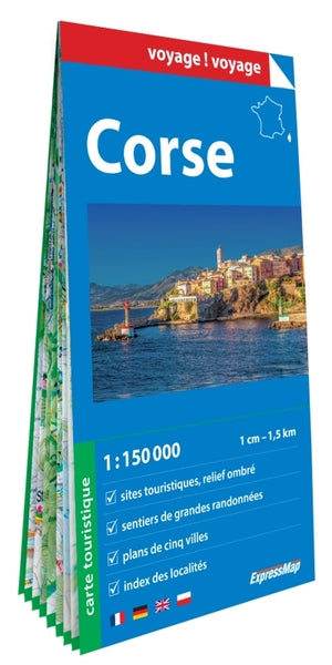 Corse 1/150.000 (carte grand format en papier)