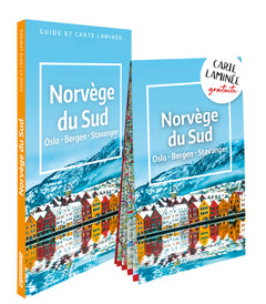 Norvège du Sud. Oslo, Bergen, Stavanger (guide et carte laminée)