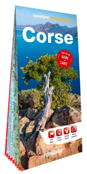 Corse 1/170.000 (carte et guide - map&guide XL laminée)