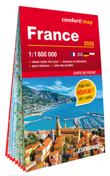 France 1/1.600.000 (carte poche format laminée)