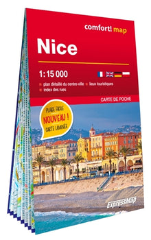 Nice 1/15.000 (carte poche format laminée - plan de ville)