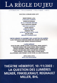 La Règle du jeu, numéro 24 : janvier 2004