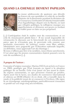 Quand la chenille devient papillon ou la dictature roumaine vue par une adolescente libre