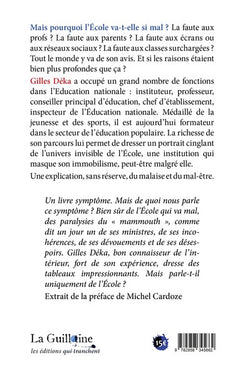 Pourquoi l’Ecole va-t-elle si mal ?