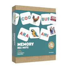 Boîte Memory des mots - Les lectures naturelles