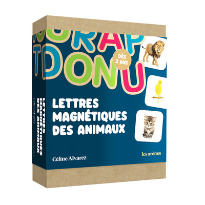 Coffret lettres magnétiques animaux