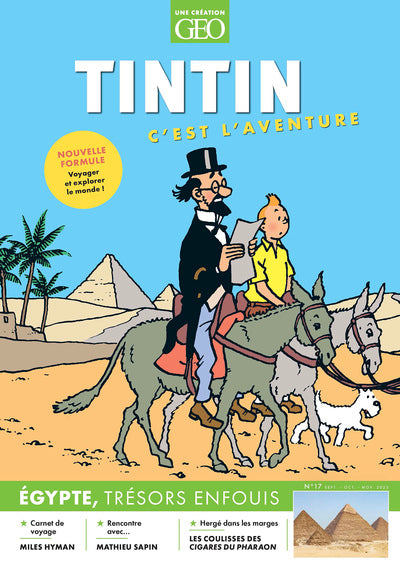 Tintin c'est l'aventure n°17 - Égypte, trésors enfouis