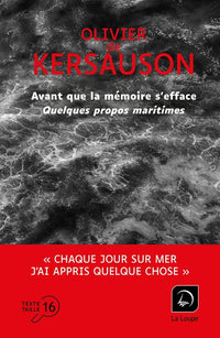 Avant que la mémoire s'efface