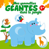 Gommettes géantes dans la jungle