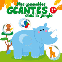 Gommettes géantes dans la jungle