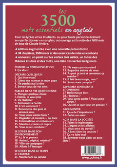 Les 3500 mots essentiels – anglais