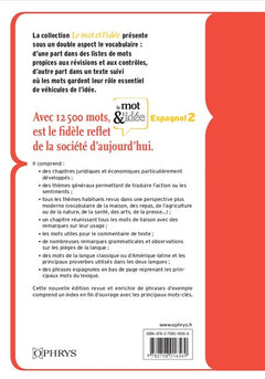 Le mot et l’idée 2 – espagnol