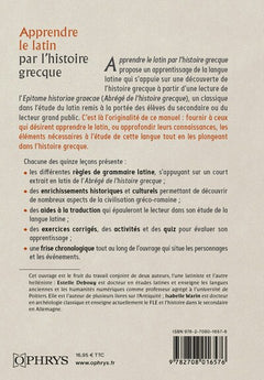 Apprendre le latin par l’histoire grecque: Textes de l’Epitome historiae graecae