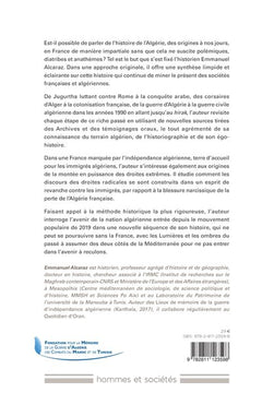L'histoire de l'Algérie et de ses mémoires des origines au Hirak