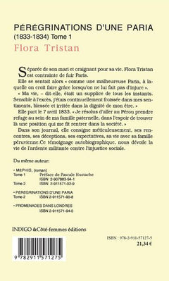 Pérégrinations d'une paria (1833 -1834) Tome 1