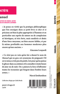 Manuel d'Epictète