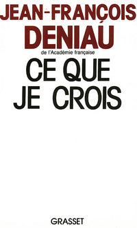 ce que je crois