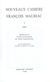 Nouveaux cahiers François Mauriac n°01