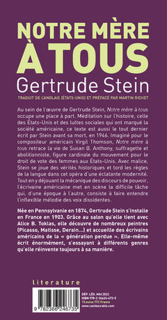 Notre mère à tous