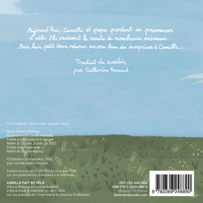 Camille fait du vélo