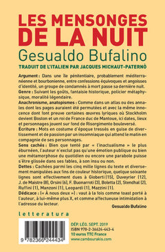 Les mensonges de la nuit