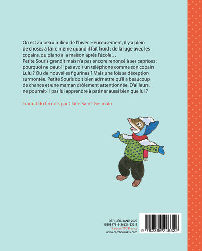 Petite souris profite du grand froid