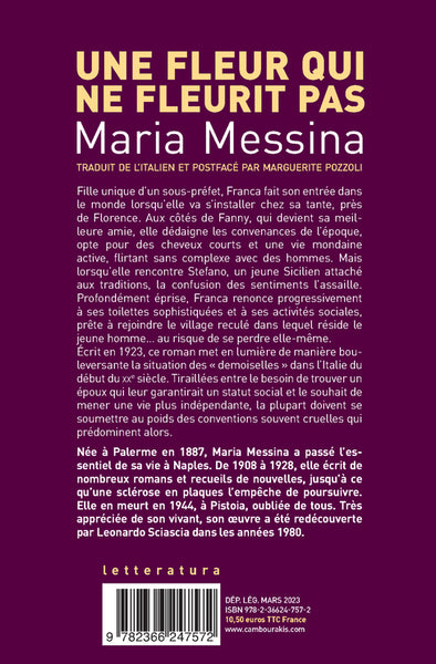 Une fleur qui ne fleurit pas