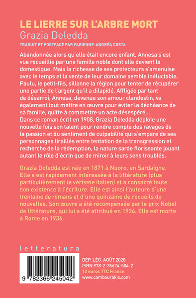 Le lierre sur l'arbre mort