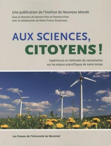 Aux sciences citoyens !