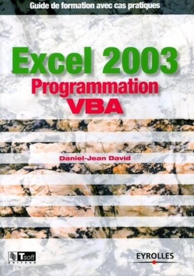 Excel 2003: Programmation VBA