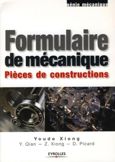 Formulaire de mécanique