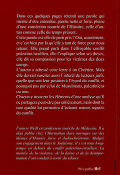 Lettre à un ami chrétien propalestinien